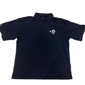Los Angeles‎ Rams Football NFL x Antigua Polo Shirt Men's Size Large